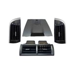 صورة بكج ديكور ريش مكيف وسط & ريش مكيف اطراف جانبية & ديكور طبلون فوق الساعة كامري 2012-2016