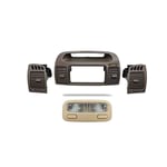 صورة بكج ديكور ريش مكيف وسط مع اطراف جانبية بيج & لمبة سقف ستاندرد كامري 2003-2006