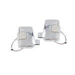 صورة طقم غطاء مرايات جانبي مع الفليشر شاص - كروم