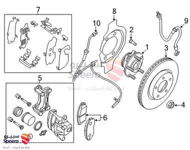 Right Front Door Lock - D1080JA00A