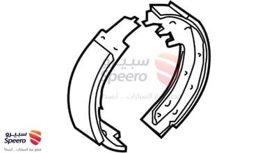 طقم فحمات فرامل خلفية