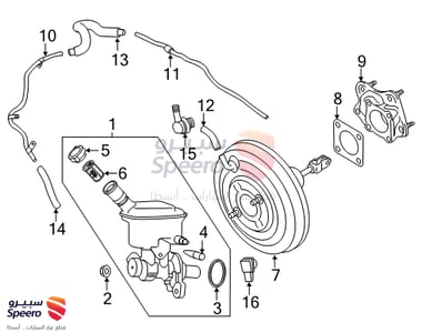 علبة فرامل - D60105RB0B
