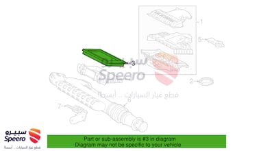 فلتر هواء مكينة