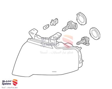 Composite Headlamp - FL1Z13008H