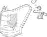 Tail Lamp Assembly - JL1Z13405H