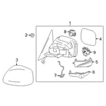 صورة Inside Mirror Body Cover, Right