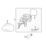 صورة Right Side Mirror Cover