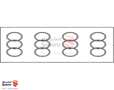 طقم شنابر مكينة - SU00300145