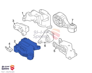كرسي مكينة امامي يسار - 112206CA0D