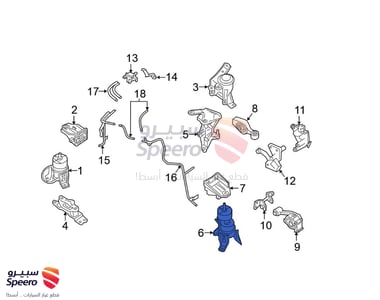 كرسي مكينة خلفي - 113204RA0A