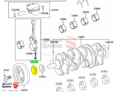 ترس طرمبة زيت - 1351925010