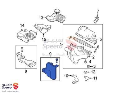 توصيلة قربة هواء - 165856CA0A