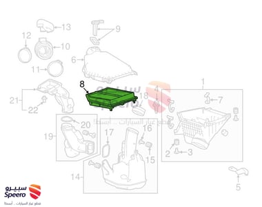 فلتر هواء مكينة هوندا اكورد 2017-2013