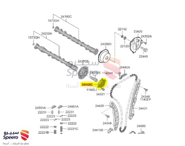 حساس ضغط الزيت - 243562S000