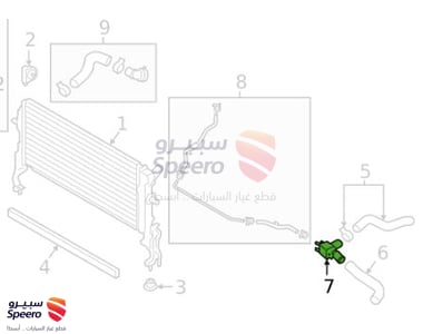 كوع قسام ماء رديتر - 25329J9000