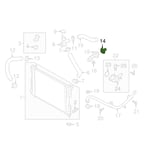 Engine Coolant Thermostat 255002B000