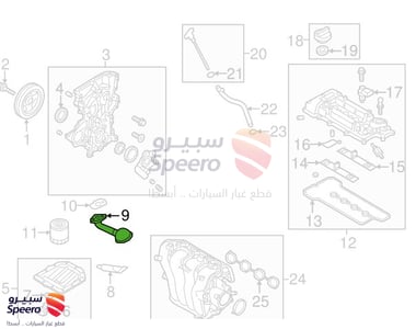 شخال زيت مكينة - 262502B700
