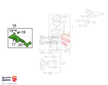 وصلة قربة هواء - 282102H500