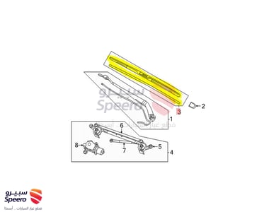 مساحة زجاج امامي - 288906RF0B