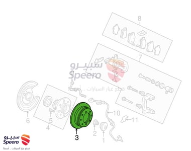 هوب خلفي هوندا اكورد 2007-2003