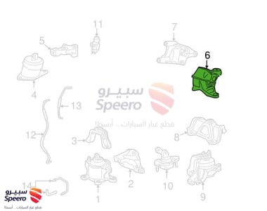 كرسي مكينة خلفي - 50810TA0A01