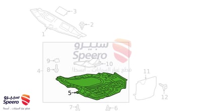 بطانة مكينة وسط