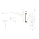 صورة Left Front Stabilizer Bar Bolt