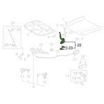 صورة Right Hood Hinge
