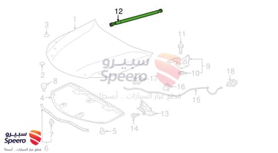 Left Hood Strut