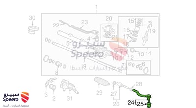 ذراع دركسون خارجي
