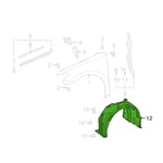 صورة Front Right Fender Liner