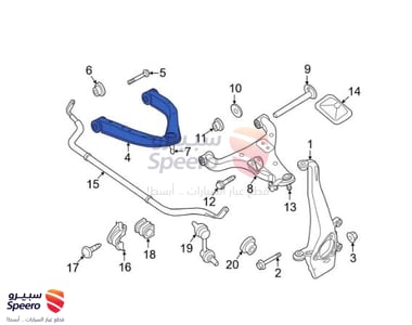 Front Left Upper Control Arm - 54525EA00A