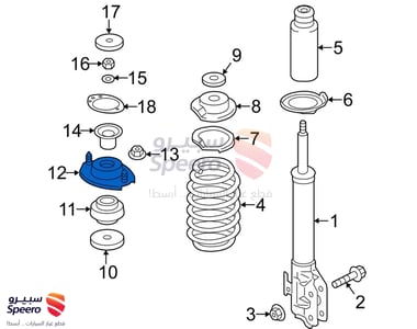 Front Shock Mount - 54610F6000