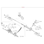 صورة Power Steering Gear Rack