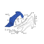 صورة Front Right Fender Liner