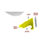 رفرف امامي يسار 66311AY900