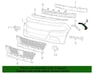 Upper Left Front Bumper Base - 68226533T