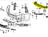 Front Bumper Reinforcement - 71130T2JH01ZZ