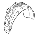 Front Left Fender Liner 74150T2J