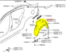 Rear Left Fender Liner - 767496CA0A