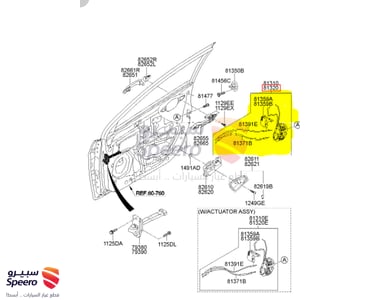 Door look F.R - 813201R000