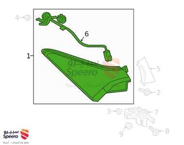 اسطب ركن خلفي يمين - 8155007090