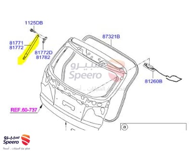 Trunk Struts - 817712S000