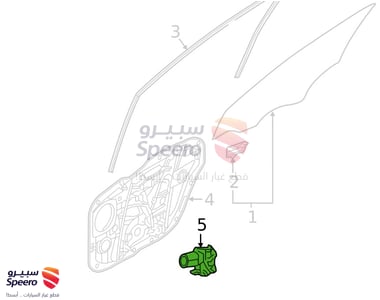 دينمو زجاج امامي يمين - 82460AA000