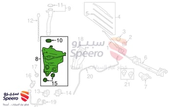 قربة ماء مساحات