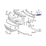 صورة Front Left Bumper Support