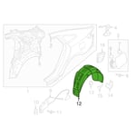 صورة Rear Left Fender Liner