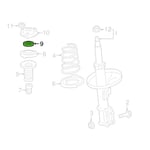 صورة BEARING(FOR FRONT SUSPENSION SUPPORT), RH/LH