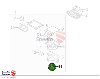 مروحة طبلون - 971132Y000