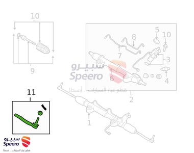 ذراع دركسون خارجي - D8640EG00C